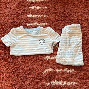 Tahari Boy Blue Striped Pajamas set. 18m